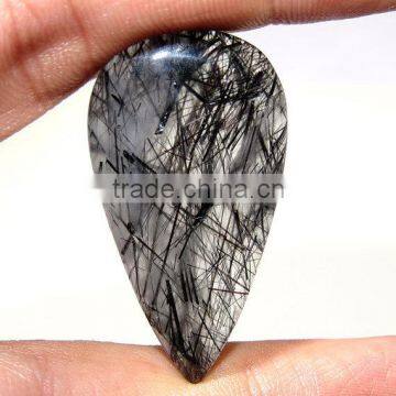 Black Ruhtile Cabochon