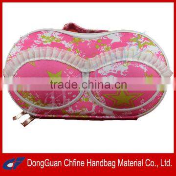 CFBCD3-00041 Printed 600D EVA hard shell bra travel bags