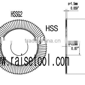 key cutters 28.003.H10 !HSSG2 HSS slotters for SILCA GT40B-GT40C-GT40D key machine