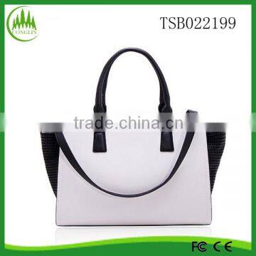 2015 Hot New Products Leather Lady Handbag good leather factory price women custom handbag