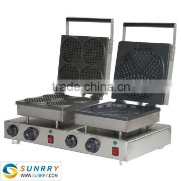 New desigh egg cake maker baker with stainless steel browning machine (SUNRRY SY-WM56D)