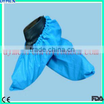 Blue Disposable Shoe Cover with Elastic in CE/ISO13485 /FDA Standard