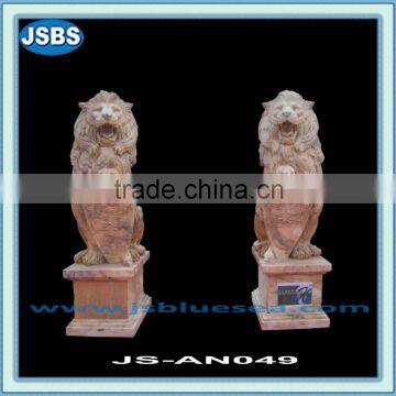 antique stone garden lion statue for sale