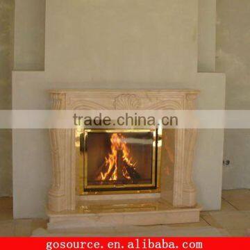 stone fireplace and stoves