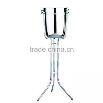 Oasis Galvanized Round Ice Bucket With Stand