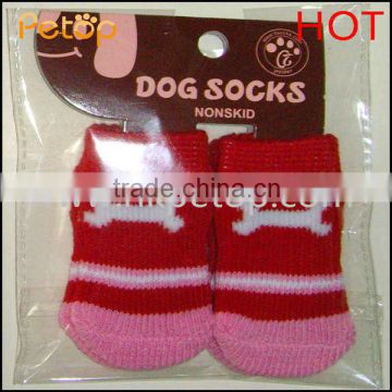 Bone Pattern Kniting Anti-slip Dog Socks Factory