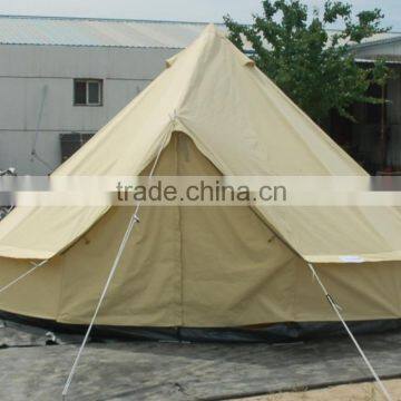 Glamping outdoor 4M canvas bell tent yurt tent garden tent
