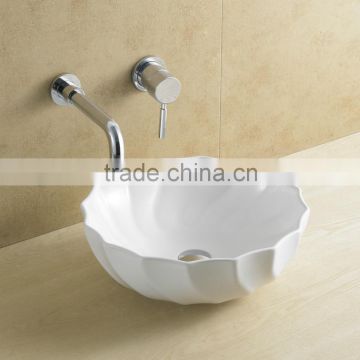 Ceramic counter top round wash basin/bathroom basin (BSJ-A8408)