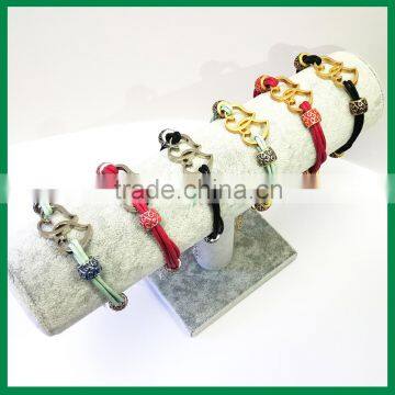 Promotional Gift Fashionable Cotton Cord Custom Luxury Bracelet