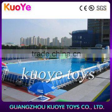 giant outdoor frame pool for adults, inflatable water pool,frame swimming pool