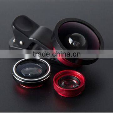 3 in 1 Marco+0.4x Wide-Angle+180 Fisheye Camera Lens For Smart Phones photo-3