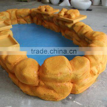 fiberglass artificial stone swimming pool