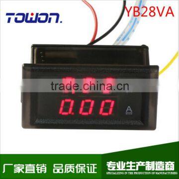 Dual display Ammeter Voltmeter DC 0~100V/20A Digital Voltage Current Meter 2in1 Volt Amp Gauge + Current Transformer