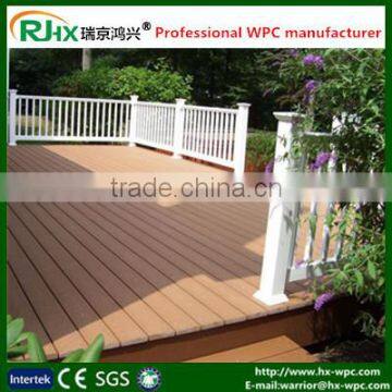 Plastic composite decking board/waterproof and moisture-proof for outdoor deck floor covering