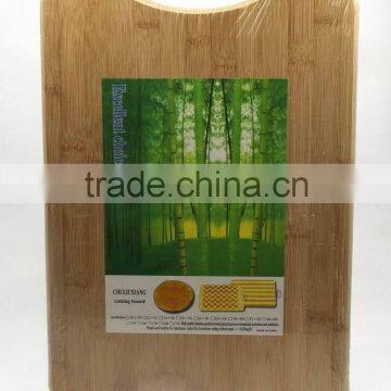 wholesale China bamboo chopping board 3size high quality cheapest price for kitchen 28x38x2cm large size