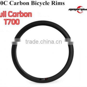 700c Full Carbon Clincher Road Bicycle Rims Chinese Carbon Rim 50mm Clincher Carbon Bike Rim photo-2