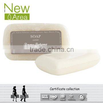 high quality hotel disposable white solid soap bar 60g