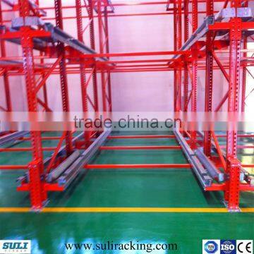 remoted radio shuttle rack , steel racking