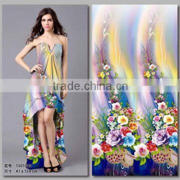 High quality and top selling rayon twill printed fabric