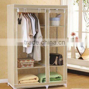 2015 Hot Sale Portable Folding Non-Woven Fabric Wardrobe