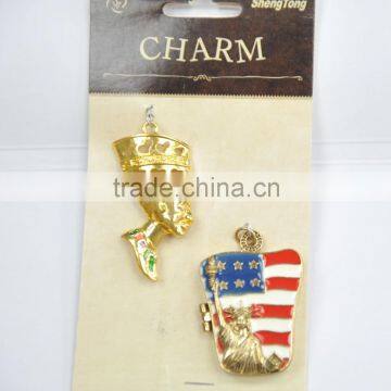 Jewelry Making Metal Charm, Word Charms, zinc alloy charm