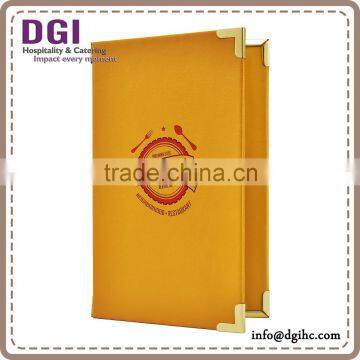 Screw Menu Book Holder Restaurant Menu Cover Menu Cover / Genuine Leather Menu photo-2
