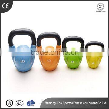 colorful vinyl coated cast iron competition kettlebell for sale