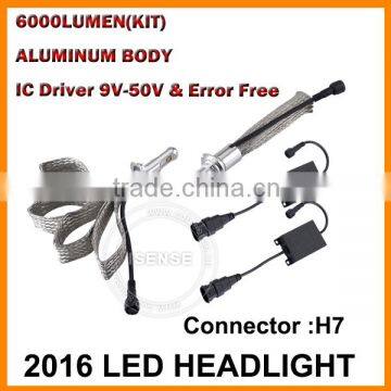 Headlamp with copper belt canbus h7 35W LED