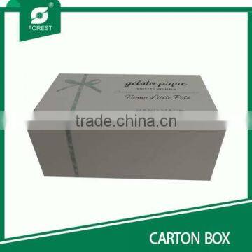 White Cardboard Drawer Box White Carton Box With Hot Stamping photo-3