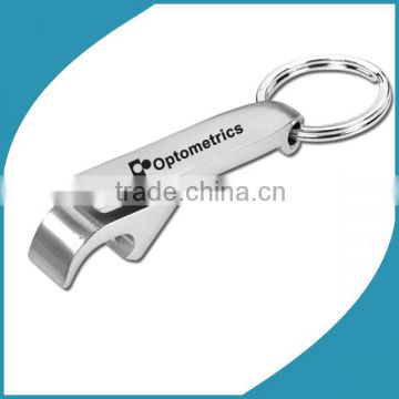 Custom Plated Metal Keychain Whistle Shape Bottle Opener