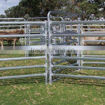 Australia/New Zealand 6 rails 40X40X2mm hot dipped galvanized cattle fence panel