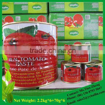 Hot Sale 28/30 Brix Tomato Paste in Can Printing Label