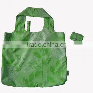 hottest recycled 210D polyester foldable shopping tote bag