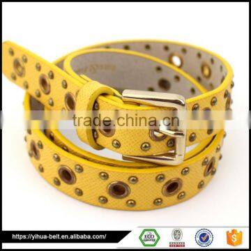 factory directly sell girl rivet pin buckle belt