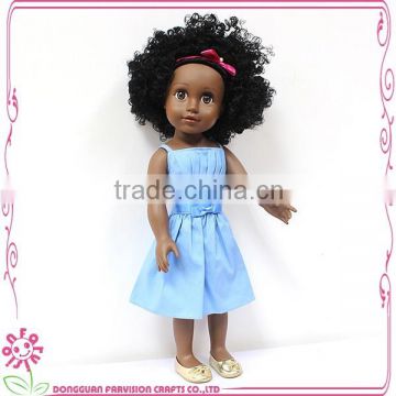 Clothes Changing African Black dolls 18 inch black doll manufacturer china