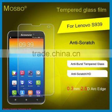 Fast Delivery 2.5D 0.33mm Tempered Glass Screen Protector for Lenovo S939