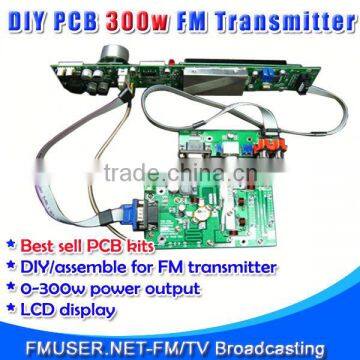 FMUSER FSN-350K 350W make your own radio station Assemble PCB DIY Kit Amp+Control+LCD Display-RC2