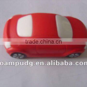 PU foam red car