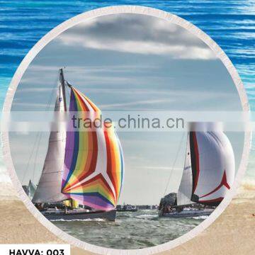 Microfibre Round Beach Towel