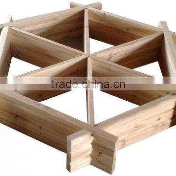 Garden Herb Wheel Flower Planters Box