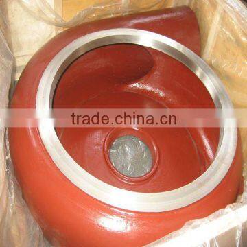 rubber and high chrome alloy slurry pump cover plate liner