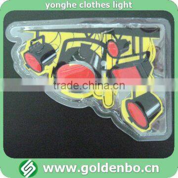 Stage lamp pattern flashing clothing PVC