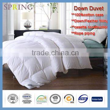 5%white duck down 95%soft feather fiber duvet ( stock )