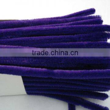 DIY Educational Toy Dark Purple 6mm Craft Pipe Cleaners