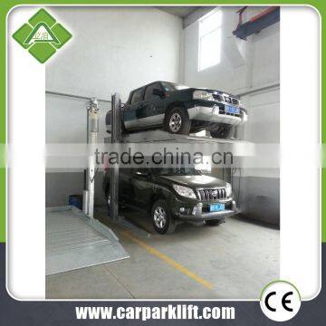 auto garage two post hydraulic car elevator equipment