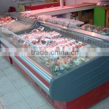 supermarket fresh meat display case