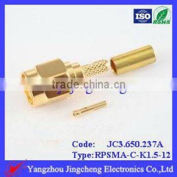 Reverse polarity SMA male body ,female socket for RG174,RG316,LMR100,RP connector , RF connector ,