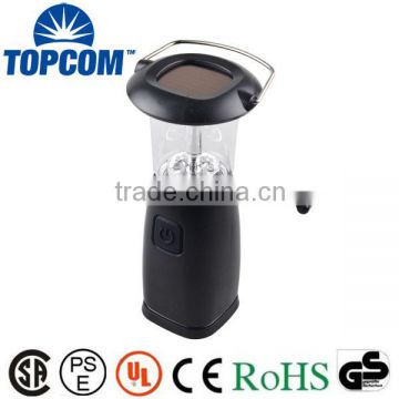 6 LED Solar Power Hand Crank Emergency Dynamo Lantern