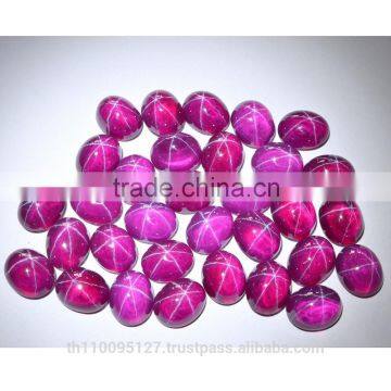 144.00 Ct Ruby Star Sapphire 6 Rays Lab Created Stone