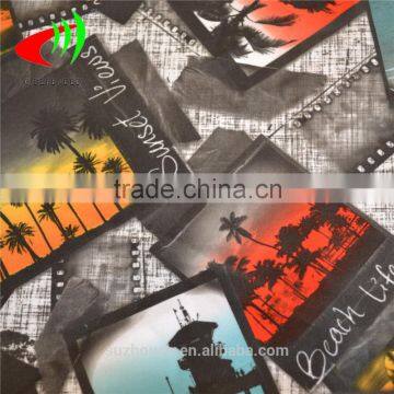 hot new products for 2016 polyester microfiber fabric print fabric